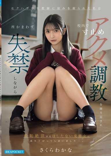 セクハラ中年教師に弱みを握られた私は校内で寸止めアクメ調教を繰り返され所かまわず失禁しながら羞恥絶頂するはしたない変態女に成り下がってしまいました…。 さくらわかな