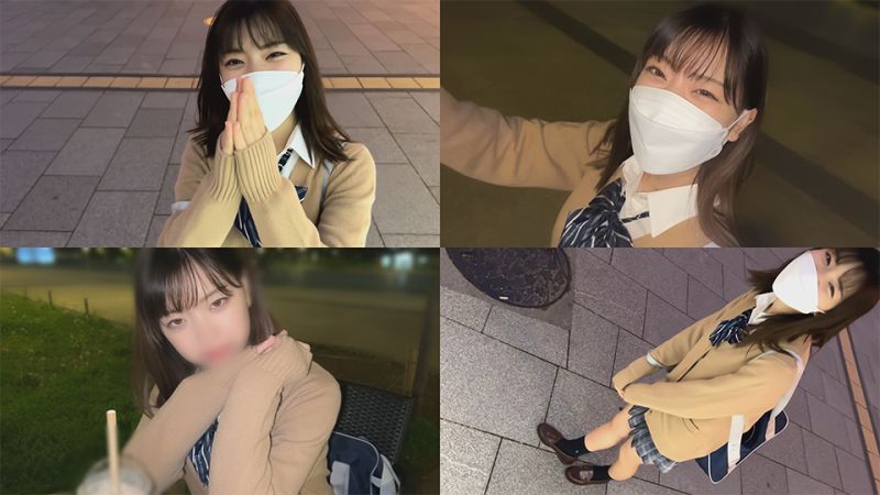 【J系・3P】ピンク乳首☆Eカップ美巨乳むすめ（１８）☆おちんちん2本で変わりばんこに生合体☆パイ射＆中出し