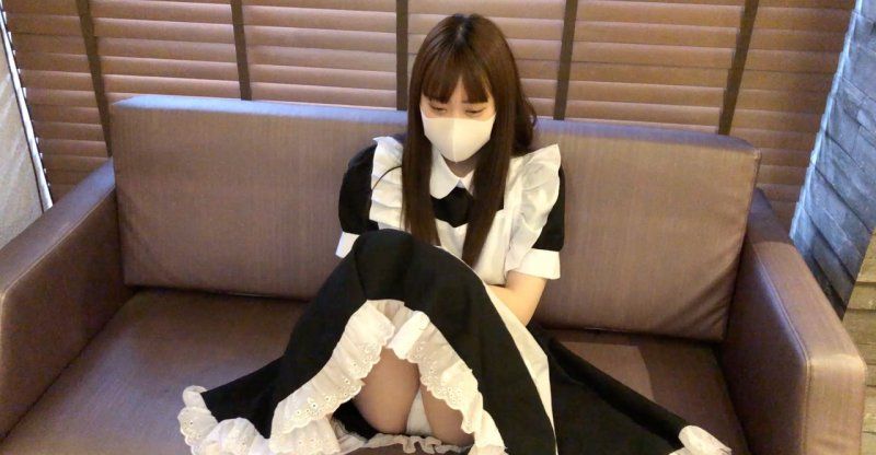 【EP8】【無】大学１年生１９歳の美女、清楚なメイド姿でアナル開発ご奉仕SEX！（個人撮影）