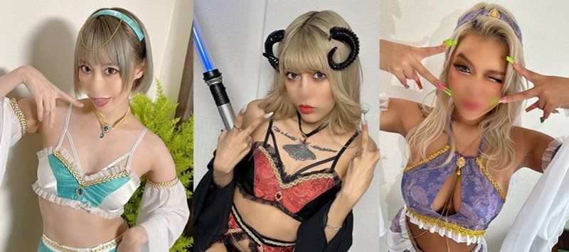 【異世界転生フェラ】精霊使い・魔王・踊り子コスレイヤー３本立て自宅で個撮、ギャル美顔の濃厚じゅぽフェラ・パイズリ【極上】コスめくったら日焼け跡美乳＆美乳首【個人撮影